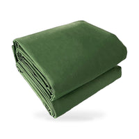 370x610cm Heavy Duty Canvas Tarp Waterproof Tear UV Resistant Suitable for Car - ZT3