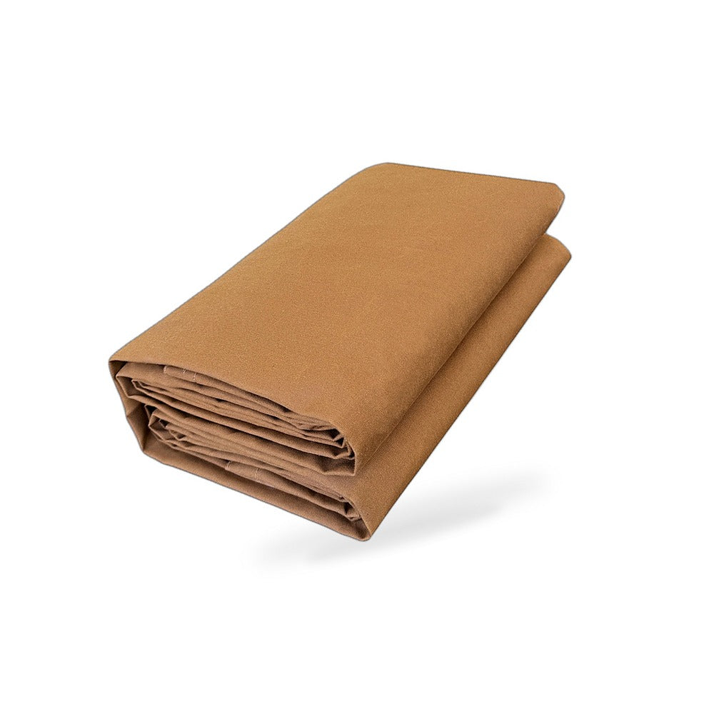 Heavy Duty Canvas Tarp 300x400cm Waterproof UV Resistant Dark Tan Suitable for - BD4