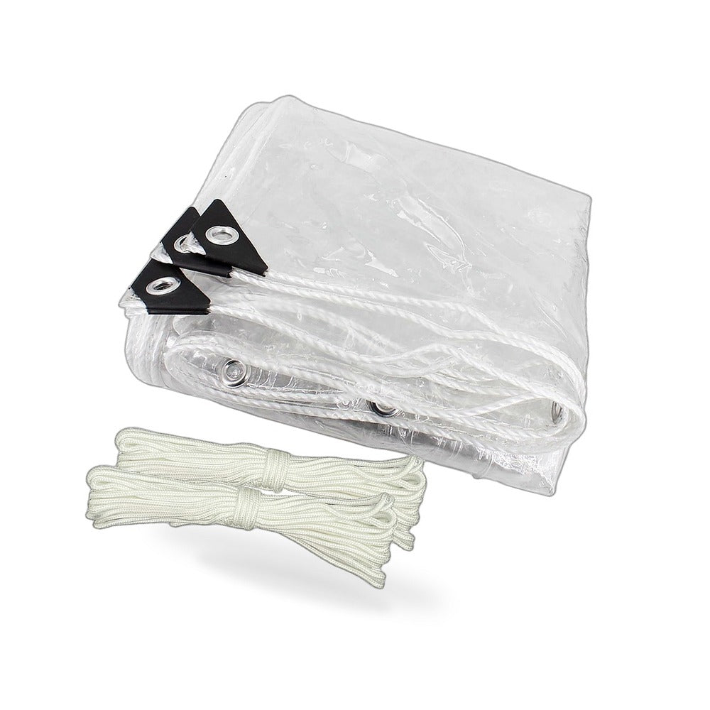 Clear Heavy Duty Tarp 200x500cm Waterproof Tarpaulin Suitable for Plant - BD3