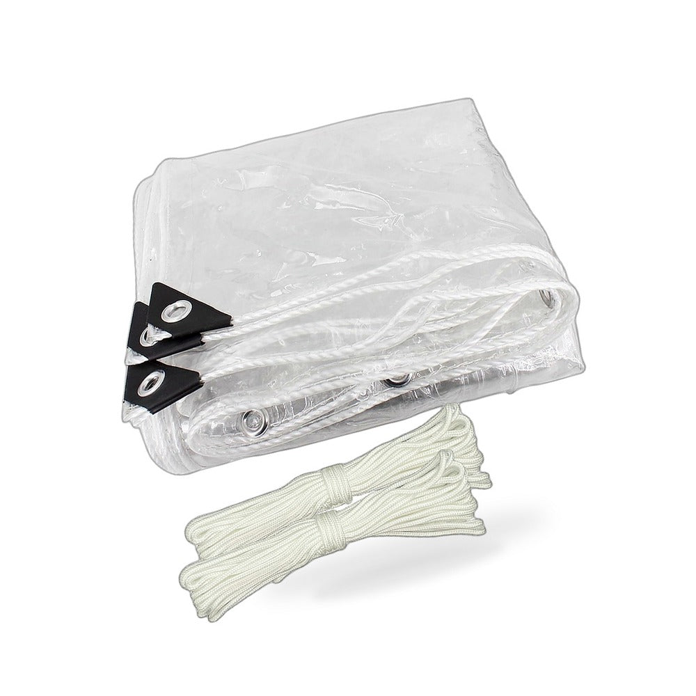 Clear Heavy Duty Tarp 200x500cm Waterproof Tarpaulin Suitable for Plant - BD4