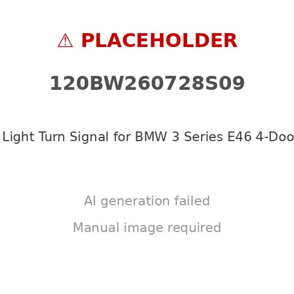 LED Side Light Turn Signal for BMW 3 Series E46 4-Door 99-01 [White Pair] - XQ1