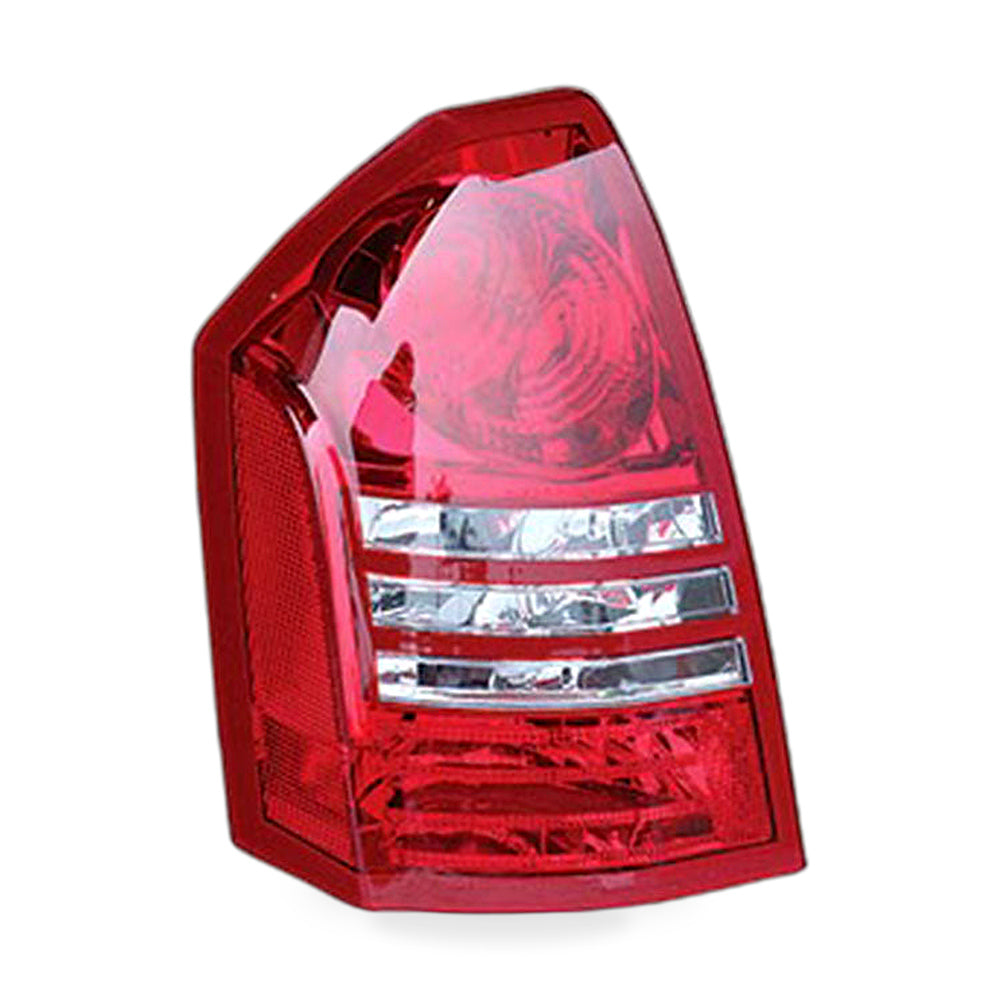 Black Red/Clear Tail Lamp Passenger Side Suitable for Chrysler 300C 2005-2008 - ZT2