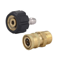 1 Pair Pressure Washer Quick Connect Couplers Suitable For 1?? or ??? ¡§C M22-14 Adapter Kit
