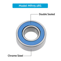 5x11x4mm Bearings For RC Tamiya 1150 HPI MR115-2RS Savage Traxxas Axial Losi