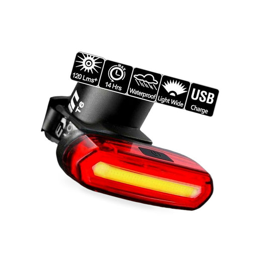 120 Lumens LED Bike Tail Light USB Rechargeable Suitable for Bicycle