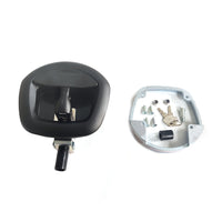 1x Black Recessed Folding T Lock / Handle Suitable For Trailer Toolbox Drop T Whale Tail