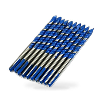 compare product 10x 6mm Tungsten Carbide Drill Bit Set Suitable for Porcelain Tile Concrete Bric