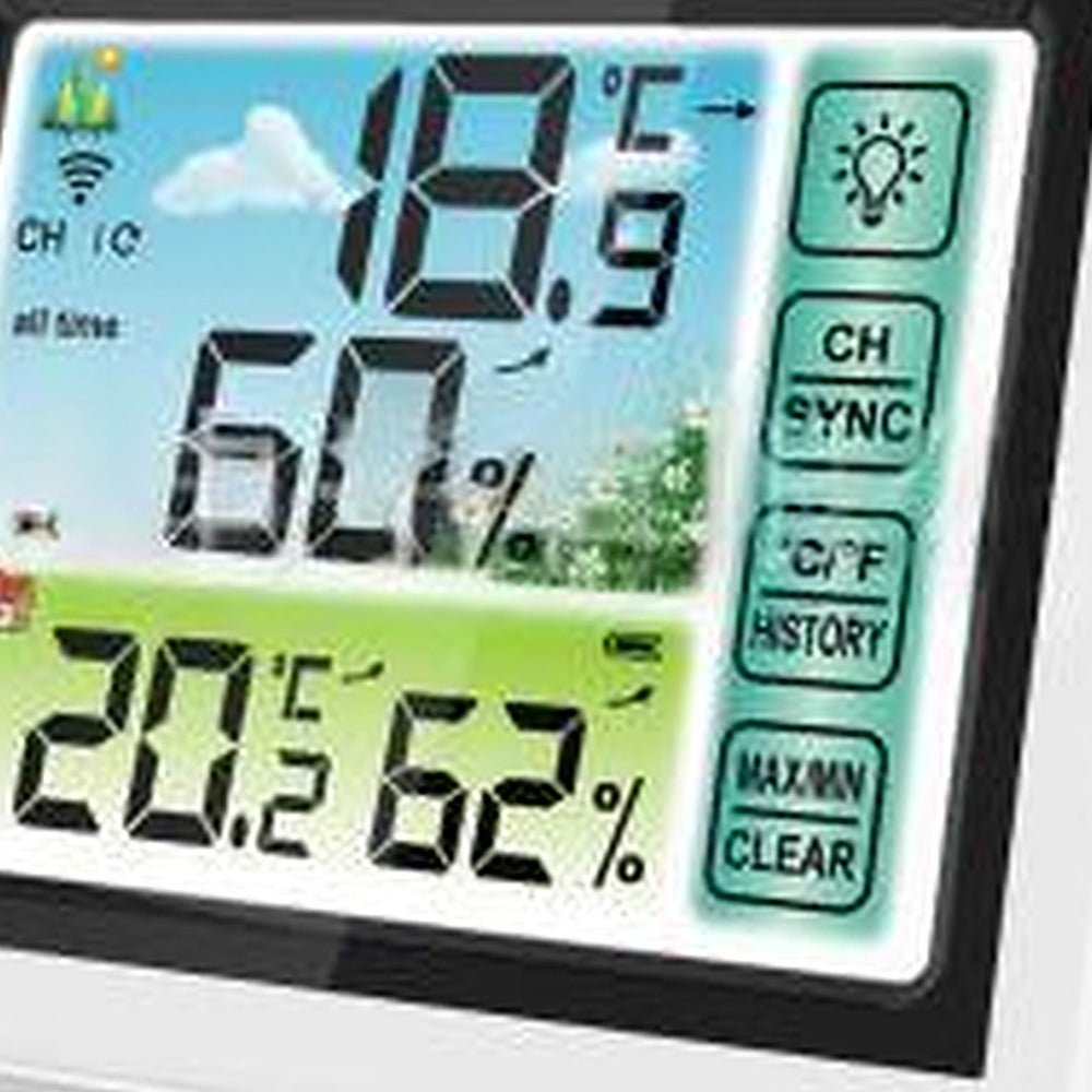Wireless Weather Station Thermometer Suitable for Home