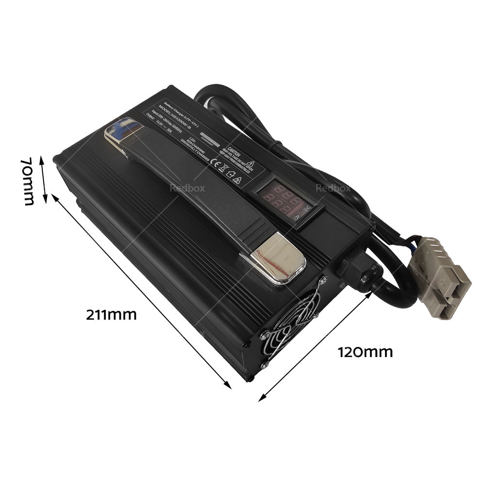 14.6V Lithium Battery Charger 30A / 40A With or Without Display Suitable For AC / DC Lithium Iron LiFe