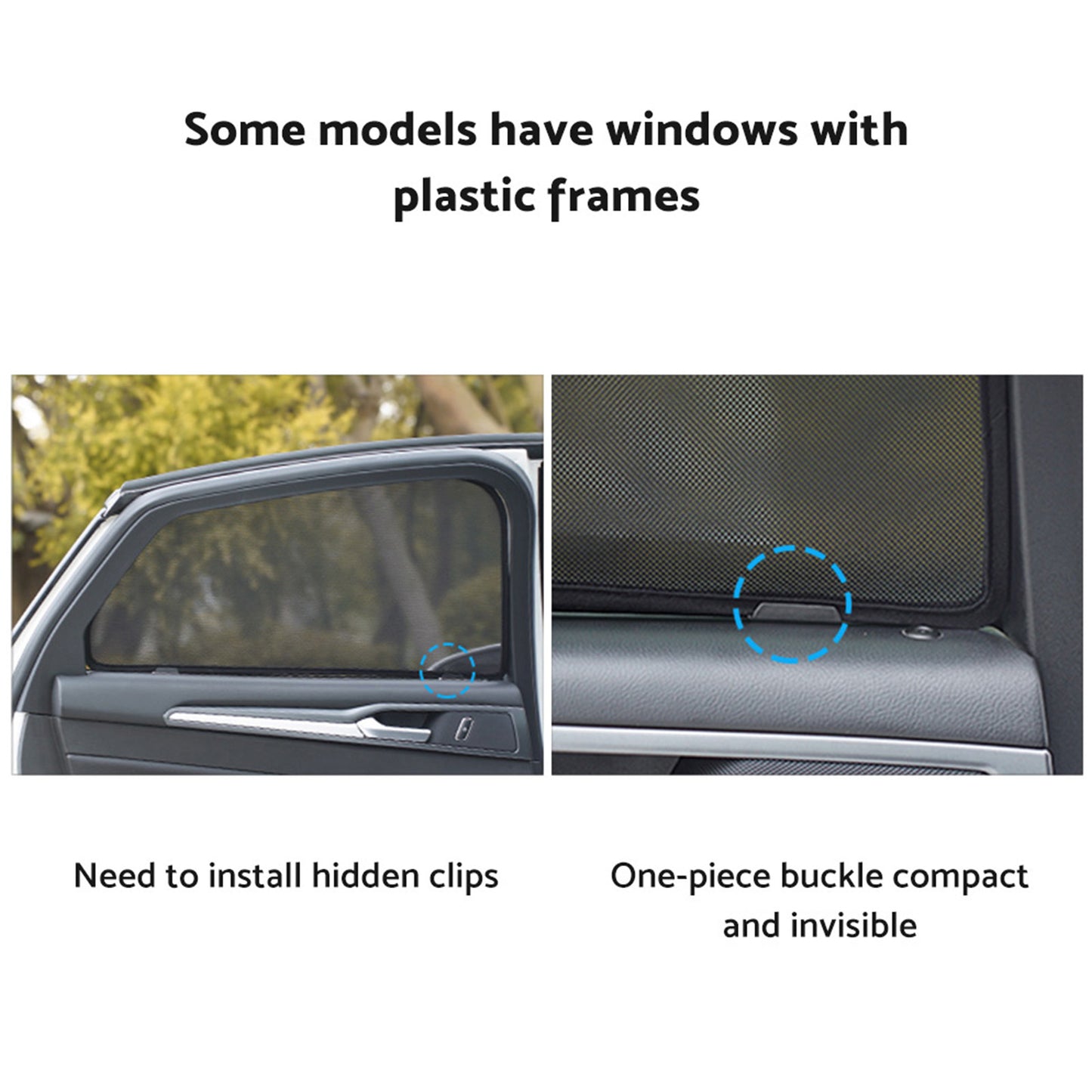 {{ Window Shade Black Suitable For Toyota RAV4 2005-2012 UV Protection Window }} - Buy Car Parts Online at {{ Kaka Auto Parts }}.