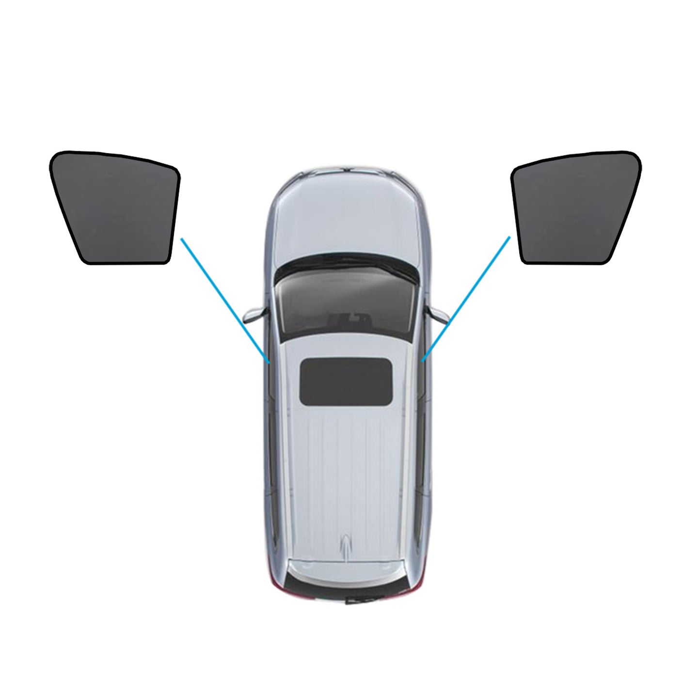 {{ Car Window Sun Shade Magnetic Sun Blind Mesh Suitable for BMW X5 F95 G05 2018-On }} - Buy Car Parts Online at {{ Kaka Auto Parts }}.