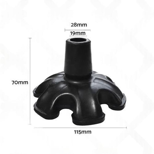 Non-slip Rubber Cane Tip Suitable for Universal Walking Stick