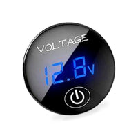 Car Panel Voltmeter 2PCS Suitable for Universal Vehicles