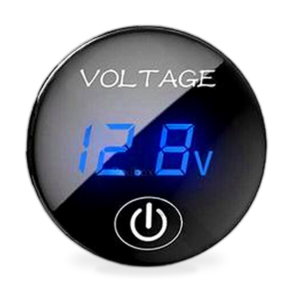 Car Panel Voltmeter 2PCS Suitable for Universal Vehicles