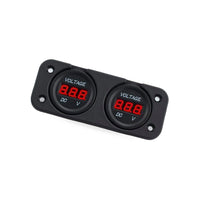 Digital LED Volt Meter Dual Battery Monitor Suitable for Boat Marine DC 12V-24V