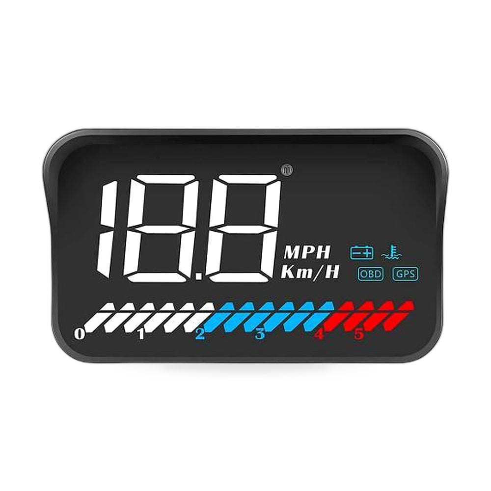 Head Up Display Suitable for Most Vehicles 3.5inch OBD GPS Dual System