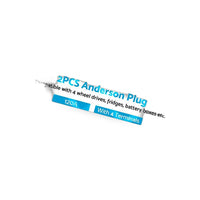 2x Grey Anderson Style Plug 120A Heavy Duty Connector Suitable for Universal Use