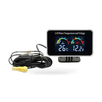 compare product 2-in-1 Car Digital LCD Water Temperature Meter & Voltmeter Gauge Suitable for 12