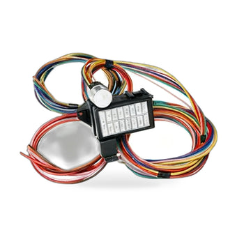 compare product 14 Circuit Wiring Harness Suitable for Street Hot Rat Rod Custom Universal Wire