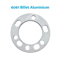 4PCS 6mm Wheel Spacers 6X139. 7 PCD 6 Studs Suitable For Hilux Land Cruiser