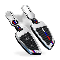 Key Fob Cover Case, Keychain, Metal Shell Cover Compatible for BMW 2 5 6 7 X1 X2 X3 X5 X6 Series - ZT2
