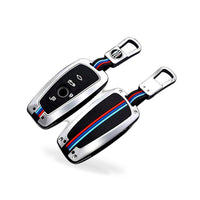 Key Fob Cover Case, Keychain, Metal Shell Cover Compatible for BMW 2 5 6 7 X1 X2 X3 X5 X6 Series - BD1