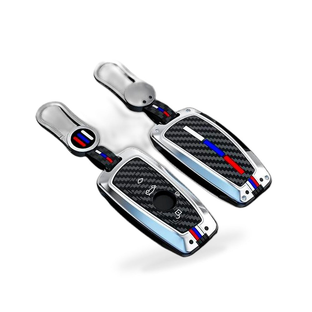 Key Fob Cover Case, Keychain, Metal Shell Cover Compatible for BMW 2 5 6 7 X1 X2 X3 X5 X6 Series - BD2