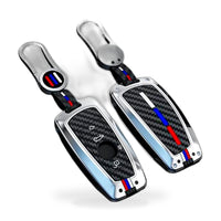 Key Fob Cover Case, Keychain, Metal Shell Cover Compatible for BMW 2 5 6 7 X1 X2 X3 X5 X6 Series - ZT2