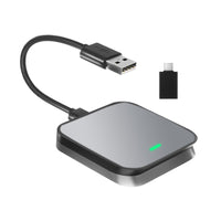 Gray Bluetooth USB Wireless Receiver Suitable For Apple CarPlay Adapter