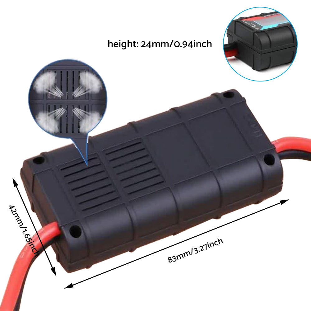 Digital Watt Meter 2x 200A Suitable For Solar / Caravan With Anderson Style Plug