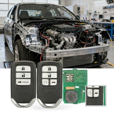 Smart Remote Car Key Suitable for Honda Accord Civic CR-V 433MHz 4A Chip