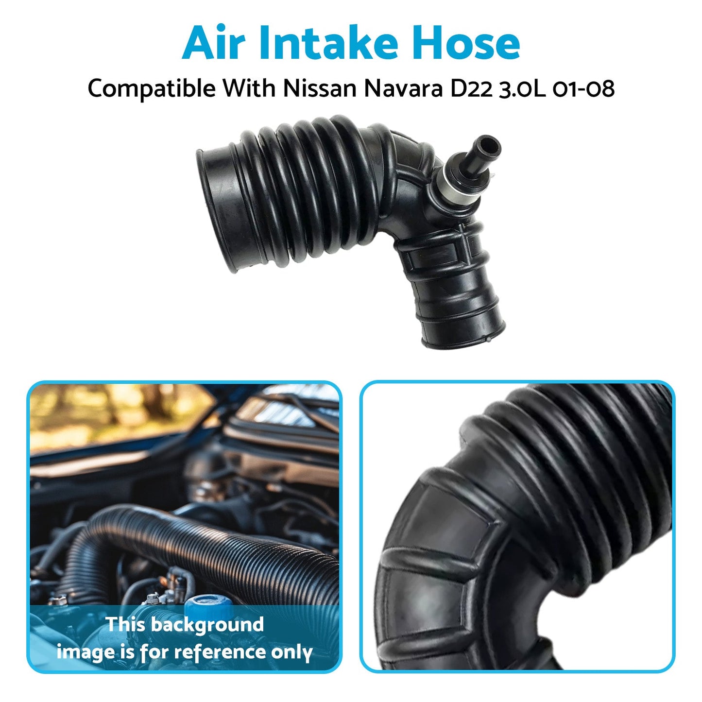 Air Intake Hose Pipe Suitable For Nissan Navara D22 Diesel 3.0L ZD30DDT 2001-08