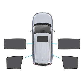 compare product 2x Rear Port & Triangular Window Magnetic Mesh Sunshades Suitable For Kia Carnival
