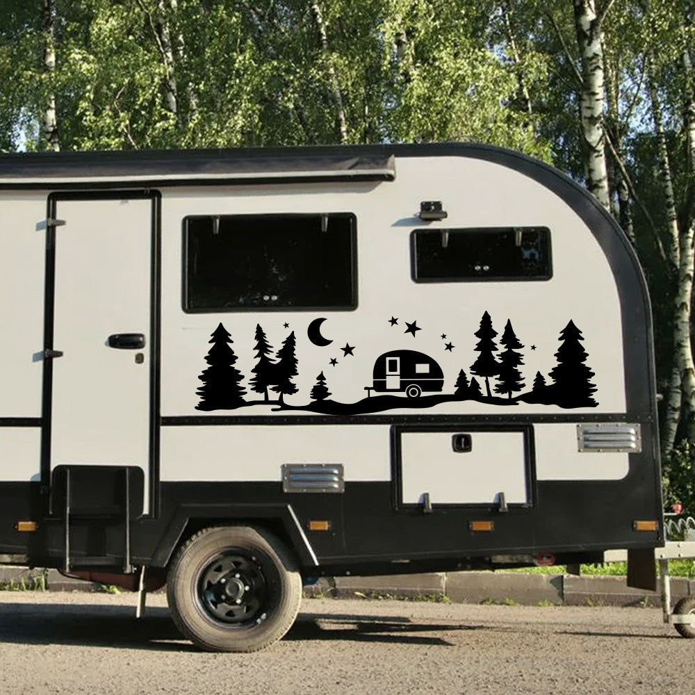 Mountains Adventure Vinyl Decal Sticker Suitable For Camper Van, Motorhome & Caravan