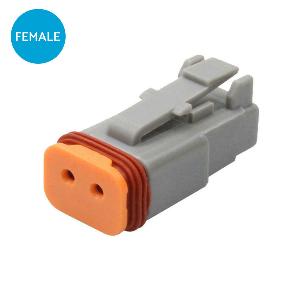 117x Deutsch Kit DT 2 Way Series Connector Plug Waterproof Suitable For Auto Marine DT2 Pin