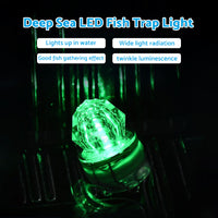 LED Underwater Fishing Light Deep Drop Squid Strobe Bait Lure Lamp