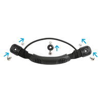 4x Side Mount Carry Handles with Screws Suitable For Kayak / Canoe / Boat Replacement