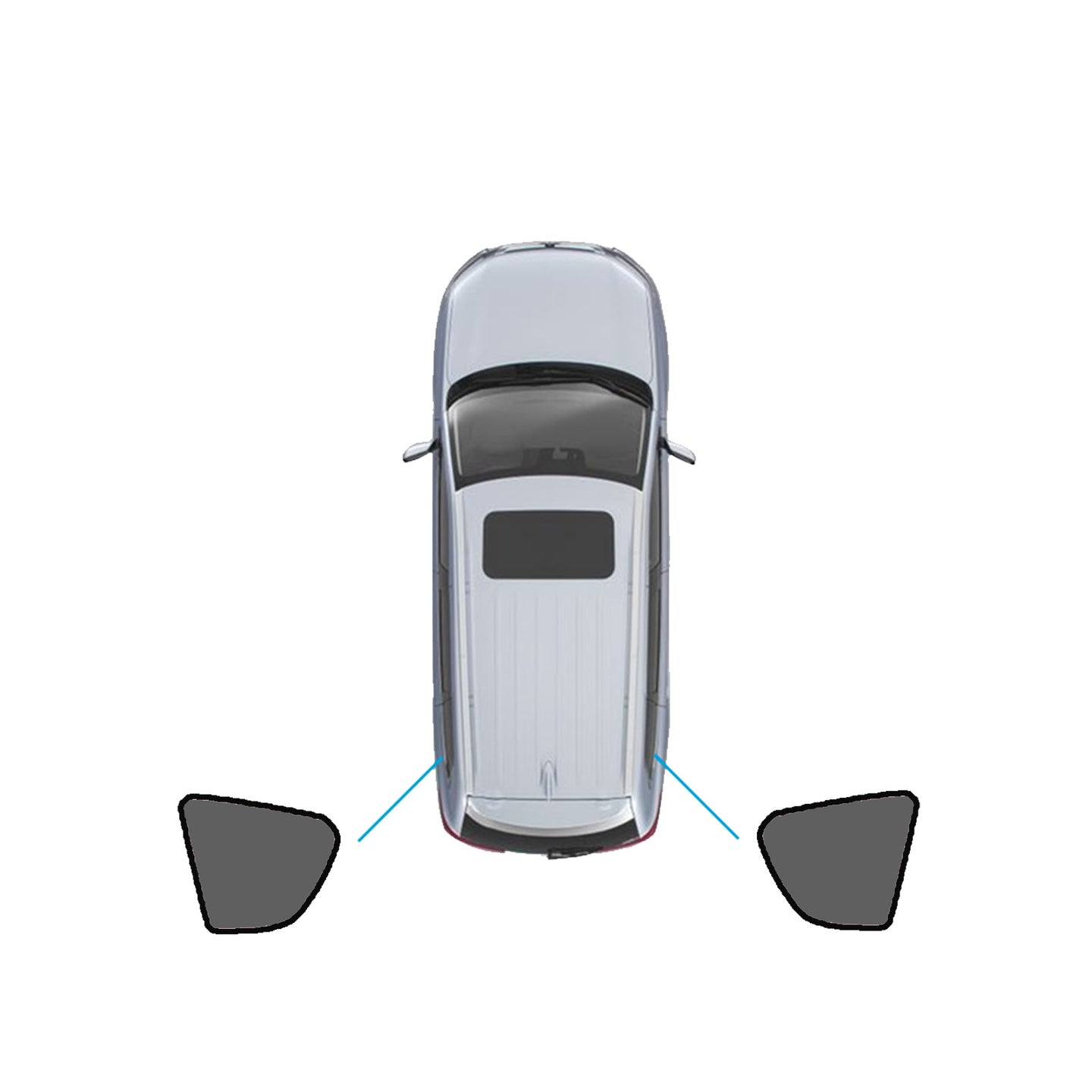 {{ Window Sunshade Magnetic Nylon Suitable For Toyota RAV4 2005-2012 }} - Buy Car Parts Online at {{ Kaka Auto Parts }}.