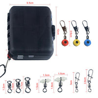 177-Piece Professional Fishing Accessories Kit Suitable For Outdoor Use ¡§C Includes Tackle Box, Swivels, Hooks & Beads
