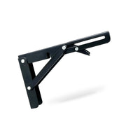 Folding-Shelf Brackets Triangle Hinge Wall Mounted Table Bench Heavy Duty-Shelf，Black，8 inches - BD2