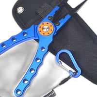 FITS Aluminium Fishing Pliers Hook Removal ! Line Cutting Mono Braid ! Fish Grip - XQ1