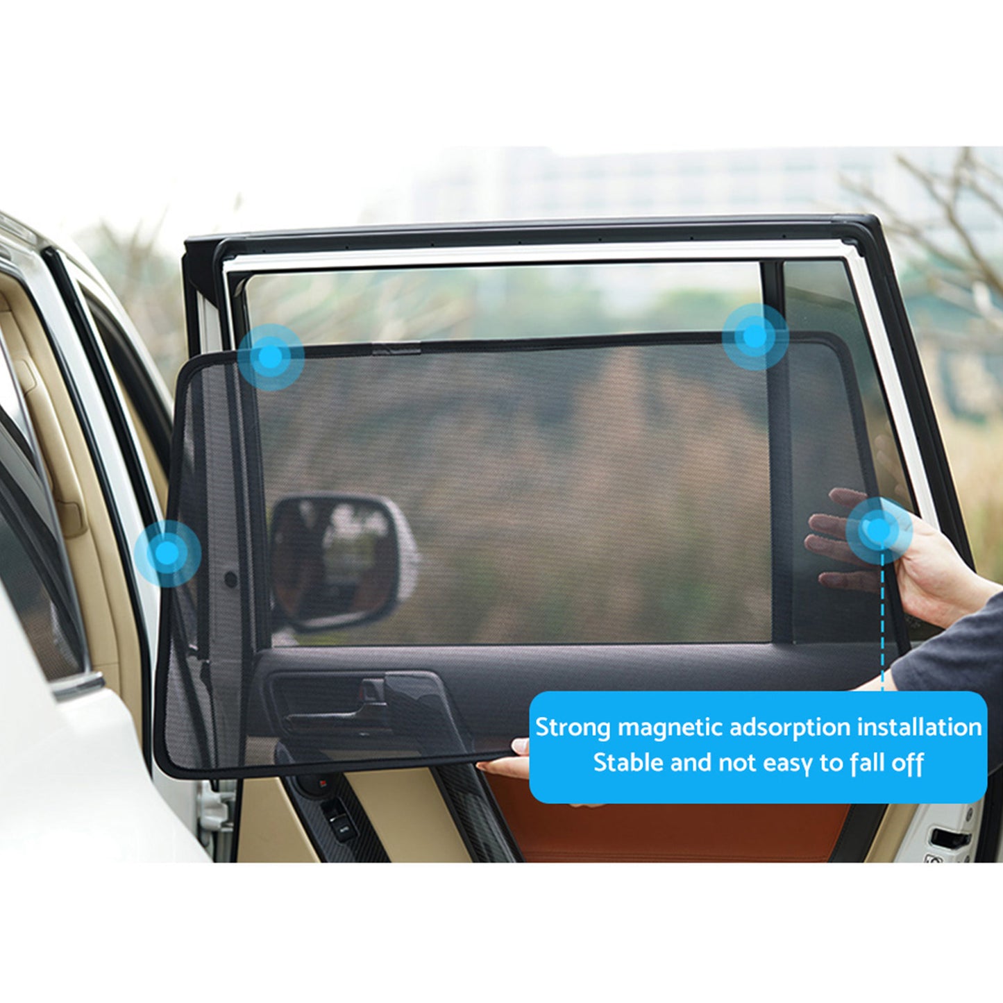 {{ Rear&Front Magnetic Sun Blind Mesh Suitable for LDV T60 Ute 17-24 UVB Protection }} - Buy Car Parts Online at {{ Kaka Auto Parts }}.
