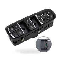 High end window standard, 7PP959858AEDML suitable for Porsche window regulator adjustment switch, power window control master switch - ZT2