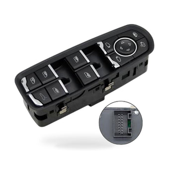 compare product High end window standard, 7PP959858AEDML suitable for Porsche window regulator adjustment switch, power window control master switch