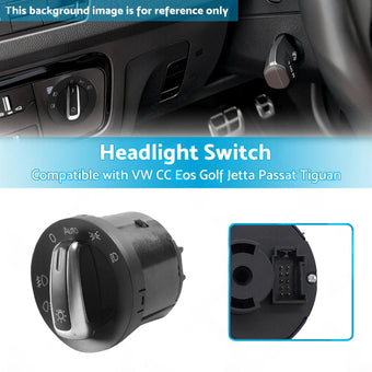 compare product Headlight Switch Suitable for VW CC Eos Golf Jetta Passat Tiguan 5ND941431B