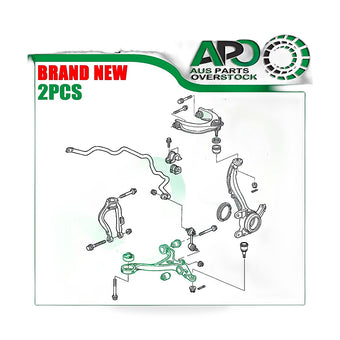 compare product Front Lower Control Arms Pair LH RH Suitable for Honda Accord CM Euro CL
