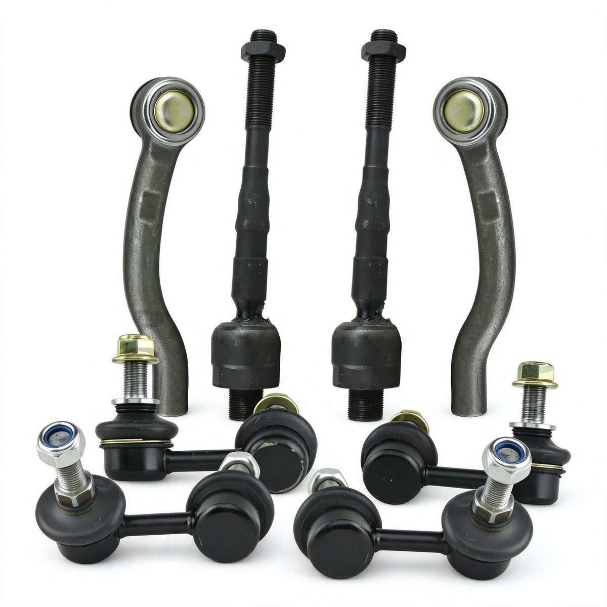 Steering Tie Rod End Sway Bar Link Kit Suitable for Nissan Pathfinder R51 Navara - ZT2