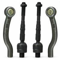 Inner Outer Tie Rod End Set 4 Pieces Suitable for Nissan Pathfinder R51 Navara - ZT2