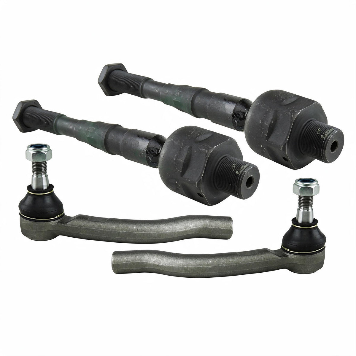 Inner Outer Tie Rod End Set 4 Pieces Suitable for Nissan Pathfinder R51 Navara - ZT3