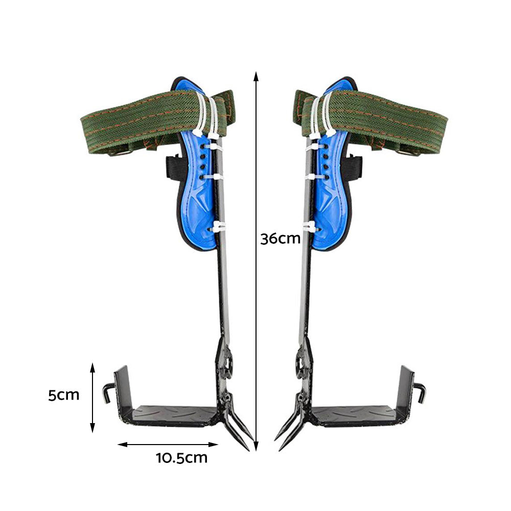 2-Gear Adjustable Safety Tree Climbing Spike Set Suitable For Hunting & Survival Climbing Tools